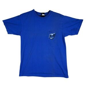 VTG Harley-Davidson Myrtle Beach South Carolina Pocket T-Shirt Blue Mens Large L